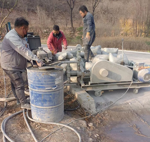 中宁路面下沉注浆